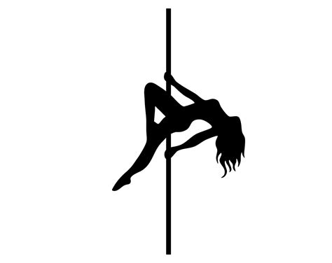 pole dancer svg